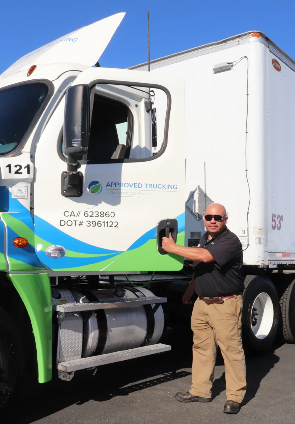 Approved trucking driver